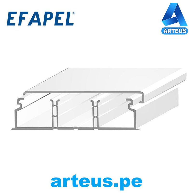 EFAPEL 10070 CBR - CANALETA 60x16 DE 2MTS CON DIVISIÓN - ARTEUS