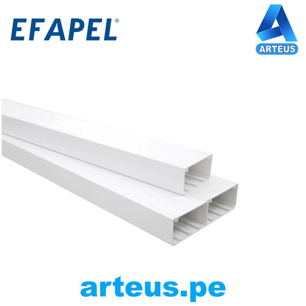 EFAPEL 10080 RBR - CANALETA 110x34 DE 2MTS BLANCA C/2 DIV - ARTEUS