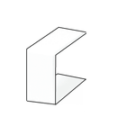 EFAPEL 13034 ABR - UNION PARA CANALETA 60 X 40 - ARTEUS