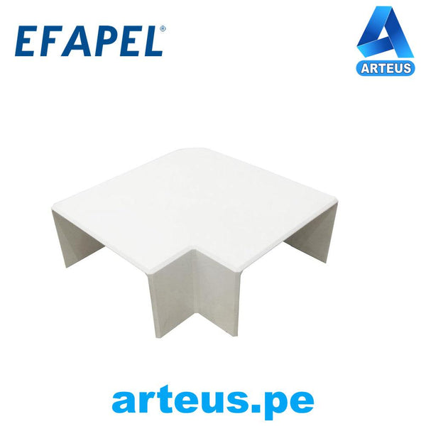 EFAPEL 13053 ABR - ANGULO PLANO PARA CANALETA 80X40 - ARTEUS