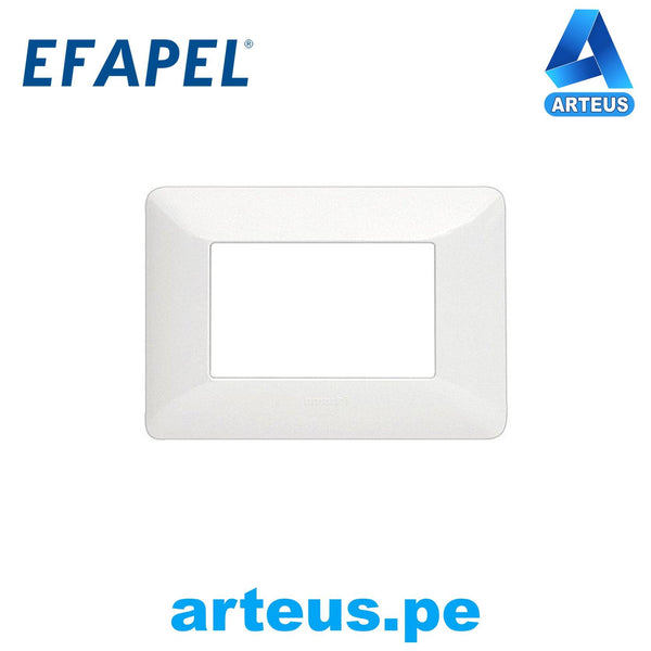 EFAPEL 41916 TBR - PLACA DE 3 MÓDULOS - ARTEUS