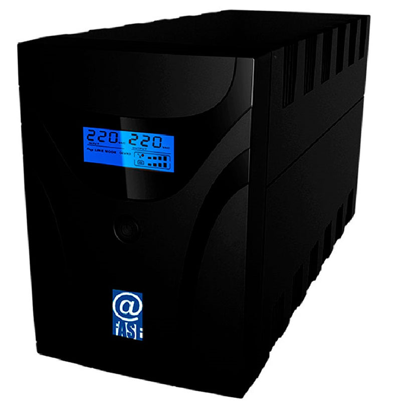 ELISE-FASE AUR-650-LCD-USB, UPS Interactivo 650VA 360W USB-HID