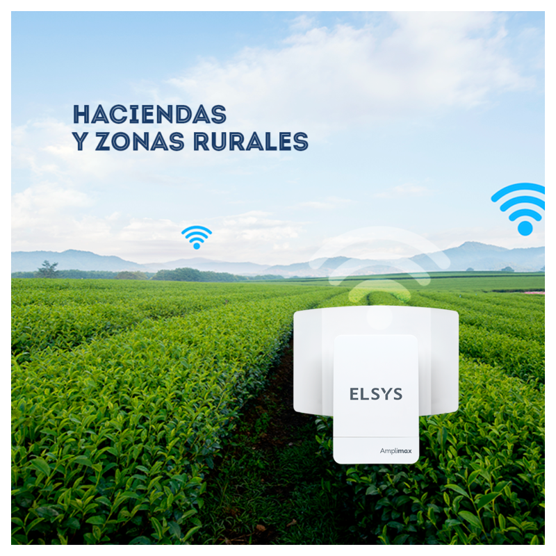 ELSYS EPRL15 AMPLIMAX Modem 4G LTE Receptor Amplificador de señal WIFI Resiste agua, calor y polvo, Internet rural