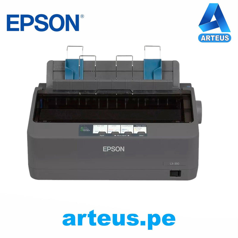 EPSON C11CC24011 - Impresora de matriz Epson LX-350 matriz de 9 pines velocidad máxima 347 cps 10 cpi. - ARTEUS