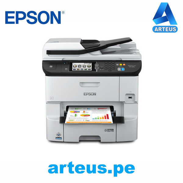 EPSON C11CD49201 - Multifuncional de tinta Epson WorkForce Pro WF-6590 Imprime Escaner Copia Fax. - ARTEUS