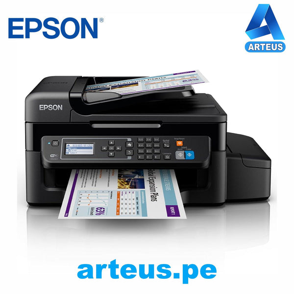 EPSON C11CE90303 - Multifuncional de tinta continua Epson L575 imprime-escanea-copia-Fax USB-LAN-WiFi. - ARTEUS