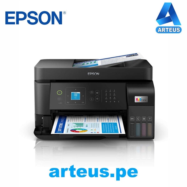 EPSON C11CK57303 - Impresora de tinta continua Epson L5590 Imprime-Escanea-CopiaFax-USB-LAN-Wi-Fi-WiFiDirect - ARTEUS