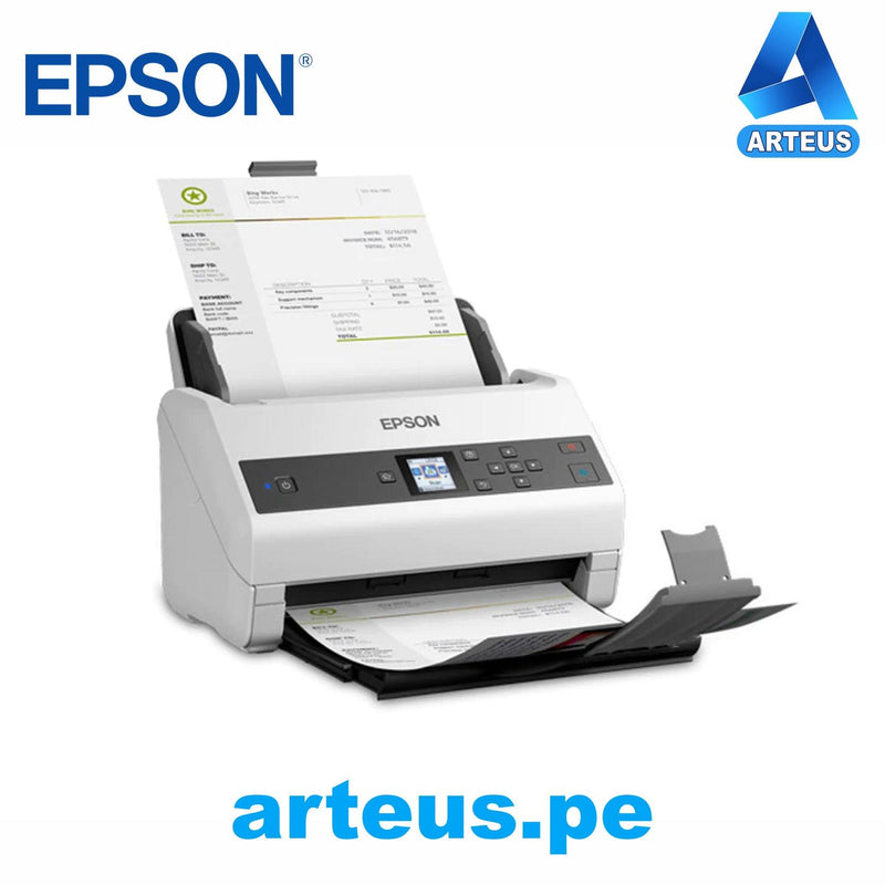 EPSON DS-870 - ESCÁNER DE DOCUMENTO WORKFORCE DS-870, 600DPI, 65 PPM / 130 IPM, ADF. - ARTEUS