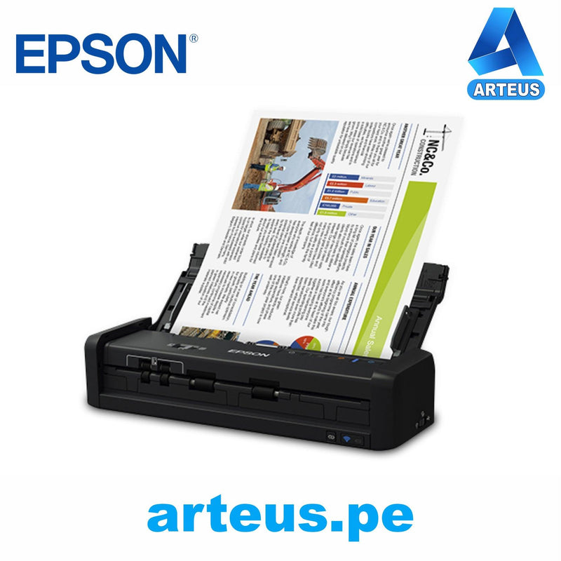 EPSON ES-300W - ESCÁNER DE DOCUMENTO WORKFORCE ES-300W, 600DPI, 25 PPM / 50 IPM, ADF. - ARTEUS