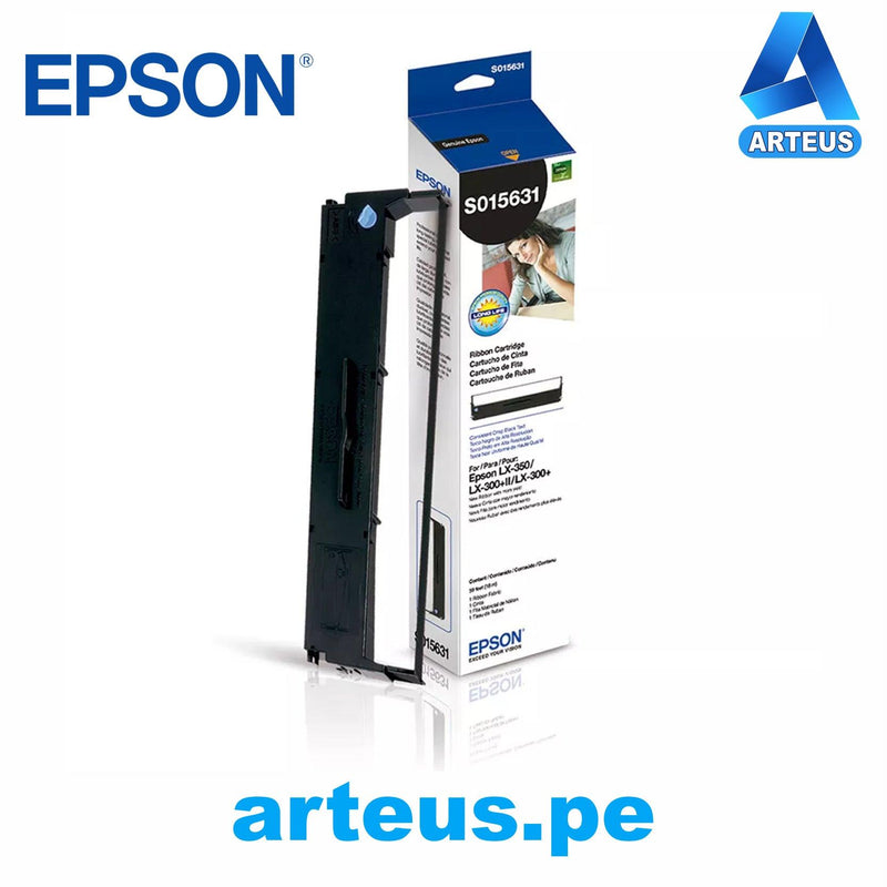 EPSON S015631 - Cartucho de cinta negro para Impresora LX-350. - ARTEUS