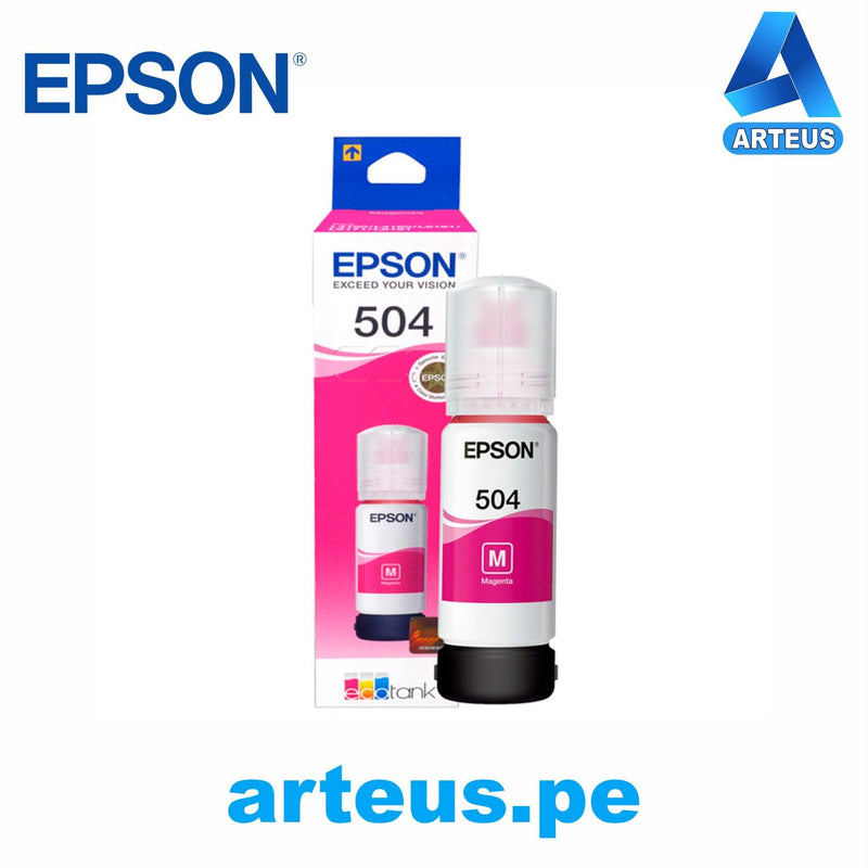 EPSON T504320-AL - Botella de tinta color Magenta, contenido 70ml. - ARTEUS