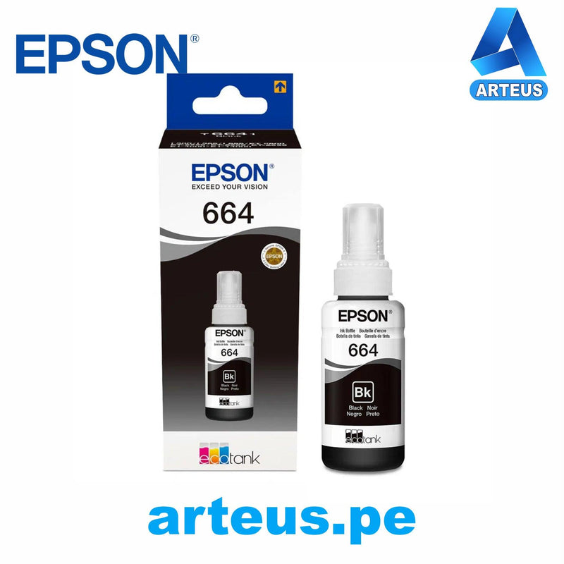 EPSON T664120-AL - TINTA EPSON L200 NEGRO - ARTEUS