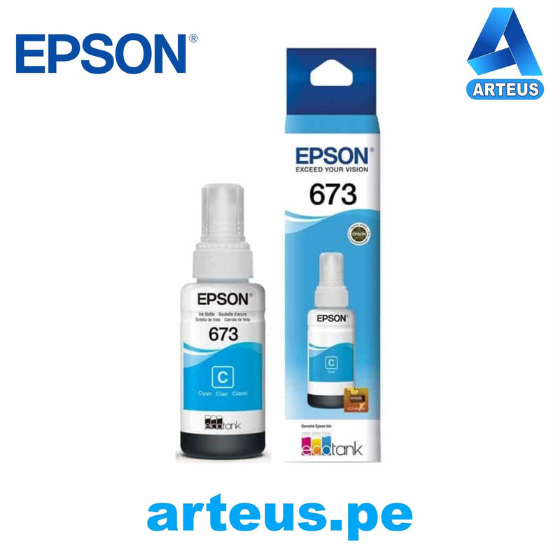 EPSON T673220-AL - TINTA EPSON L800 CIAN - ARTEUS