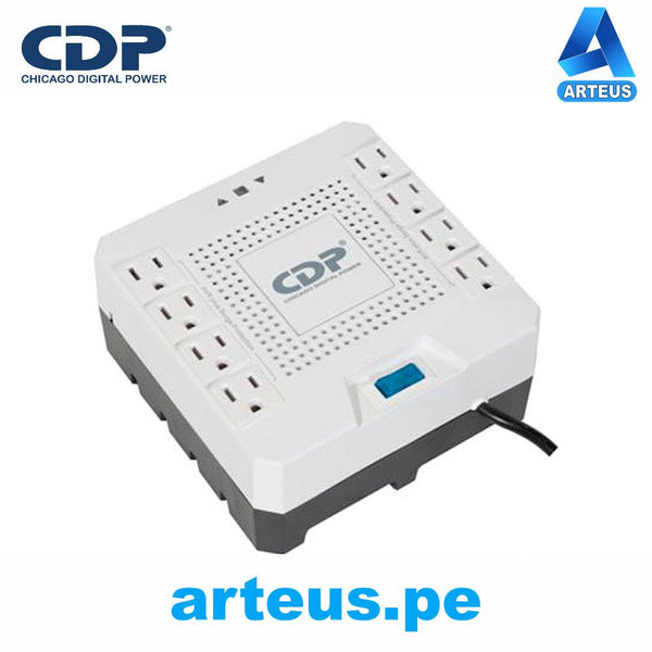 Estabilizador regulador de voltaje 1800VA/1000W de 8 tomas CDP R-AVR1808I - ARTEUS