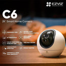 EZVIZ CS-C6, Cámara de Vigilancia WIFI 2K 4MP Domo PT. Micrófono y Parlante. CS-C6-A0-8C4WF - ARTEUS