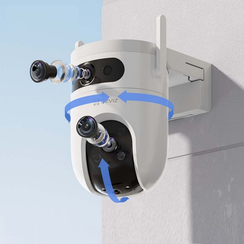 EZVIZ H9C Dual 2K Cámara de Seguridad WIFI Doble Lente 3MP+3MP PT 360°