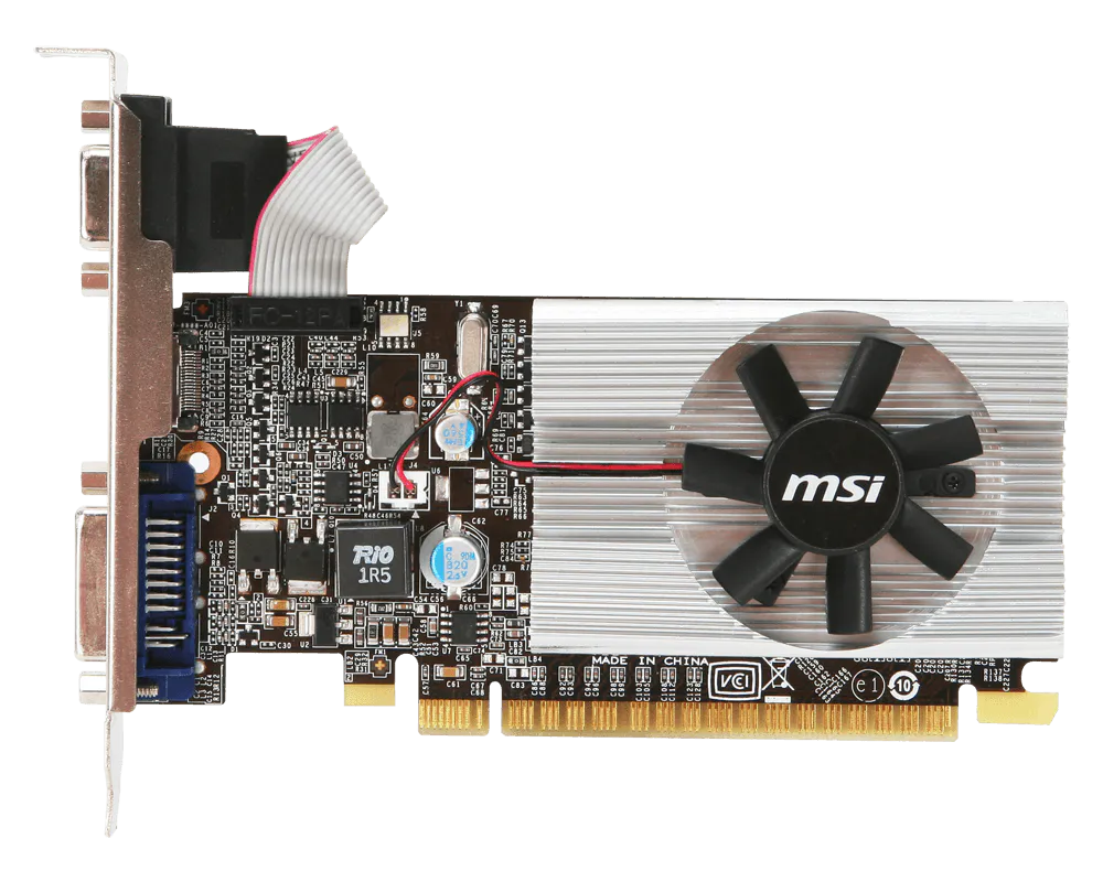 MSI N210-MD1G/D3 Tarjeta de Video NVIDIA GeForce 210 1GB DDR3