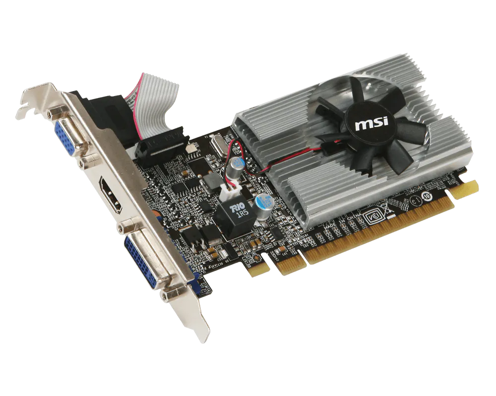 MSI N210-MD1G/D3 Tarjeta de Video NVIDIA GeForce 210 1GB DDR3