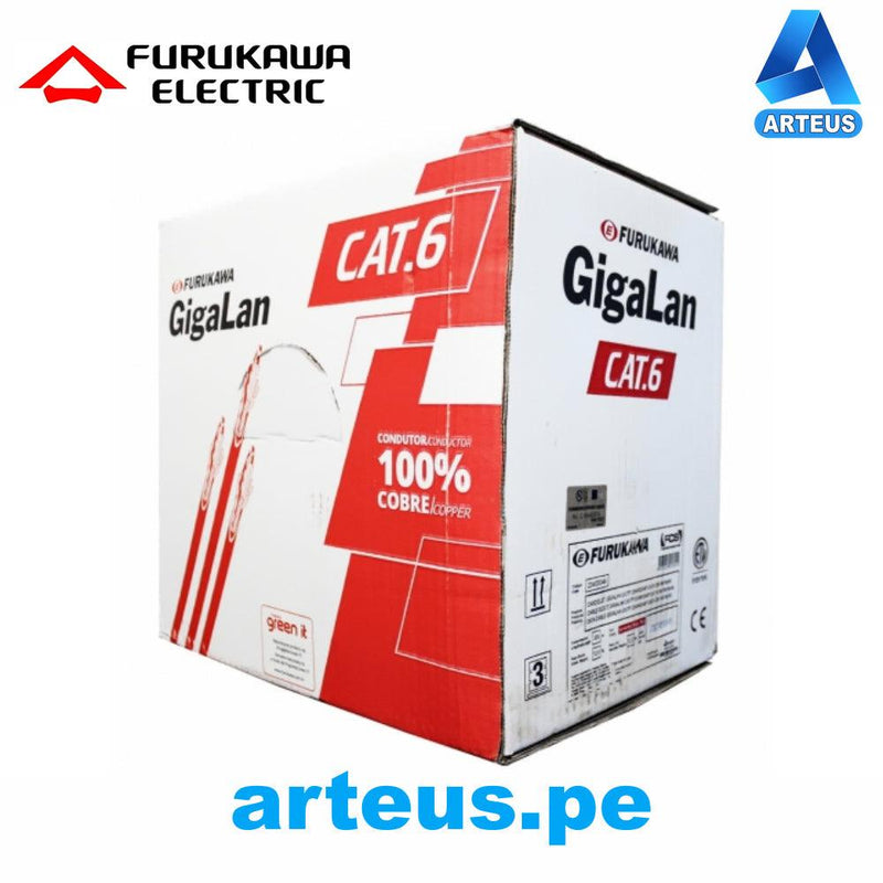 FURUKAWA 23400168, Cable U-UTP Gigalan Green LSZH-3 - 23AWG - ARTEUS