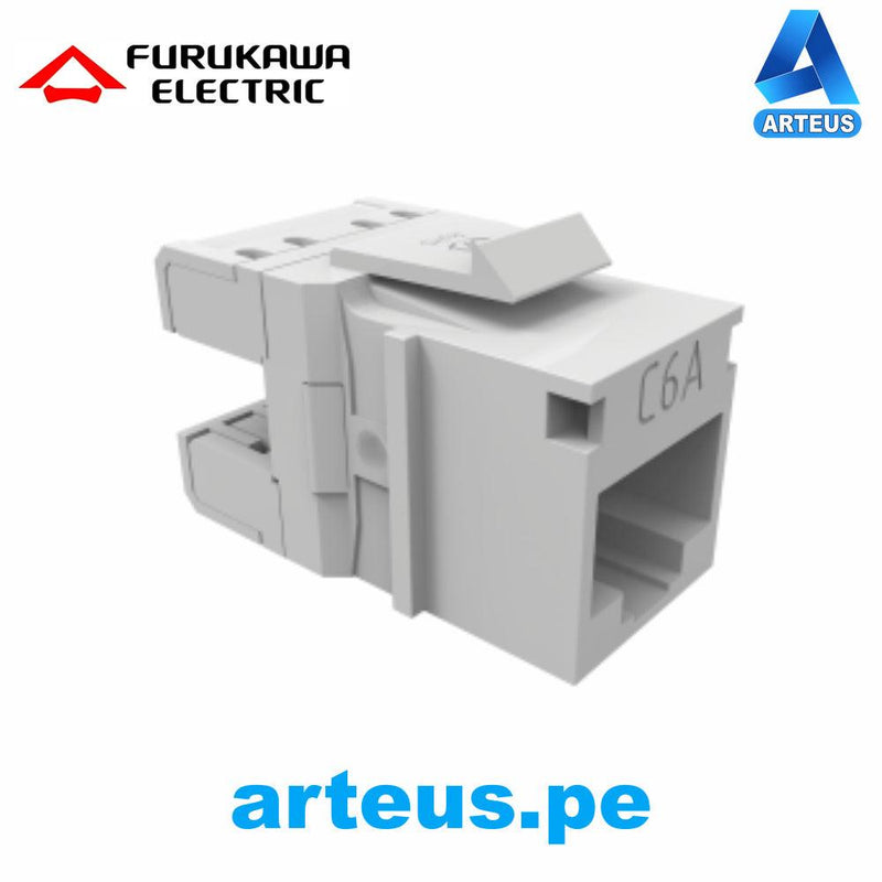 FURUKAWA 35030623, Conector hembra gigalan cat.6 t568a-b 90-180 negro - ARTEUS