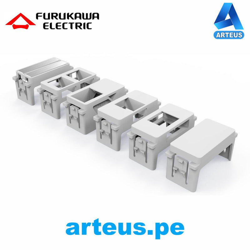 FURUKAWA 35050721, Modulo etiqueta e icono blanco para faceplate modular - ARTEUS