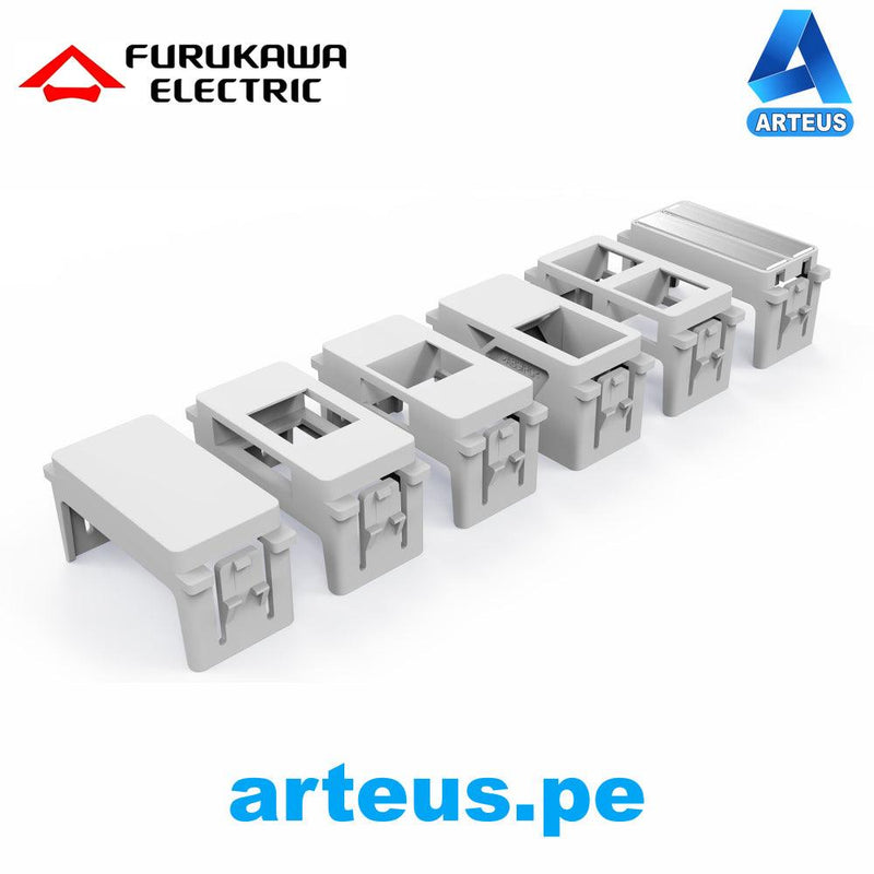 FURUKAWA 35050725, Modulo tapa ciega blanco para faceplate modular - ARTEUS