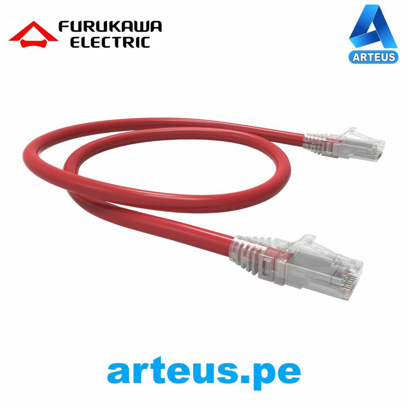 FURUKAWA 35123342, Patch cord u-utp gigalan cat.6 - 1.5m rojo lszh-3 - ARTEUS