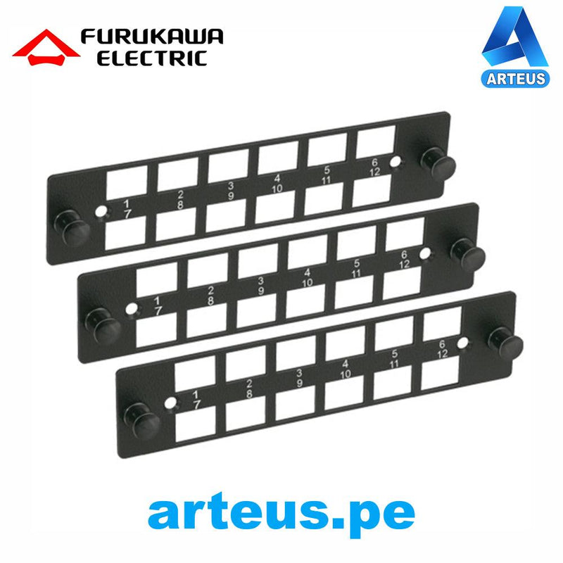 FURUKAWA 35260074, Kit 3x placas lgx 12 posiciones lc-sc - metálica - ARTEUS