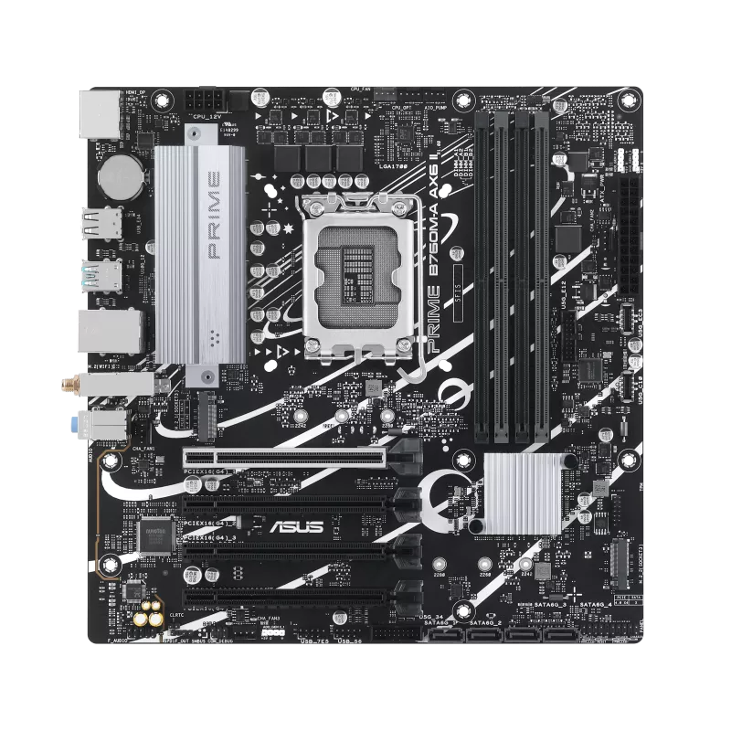 ASUS PRIME B760M-A AX6 II Placa Madre Intel B760 LGA1700 WiFi6 Micro-ATX