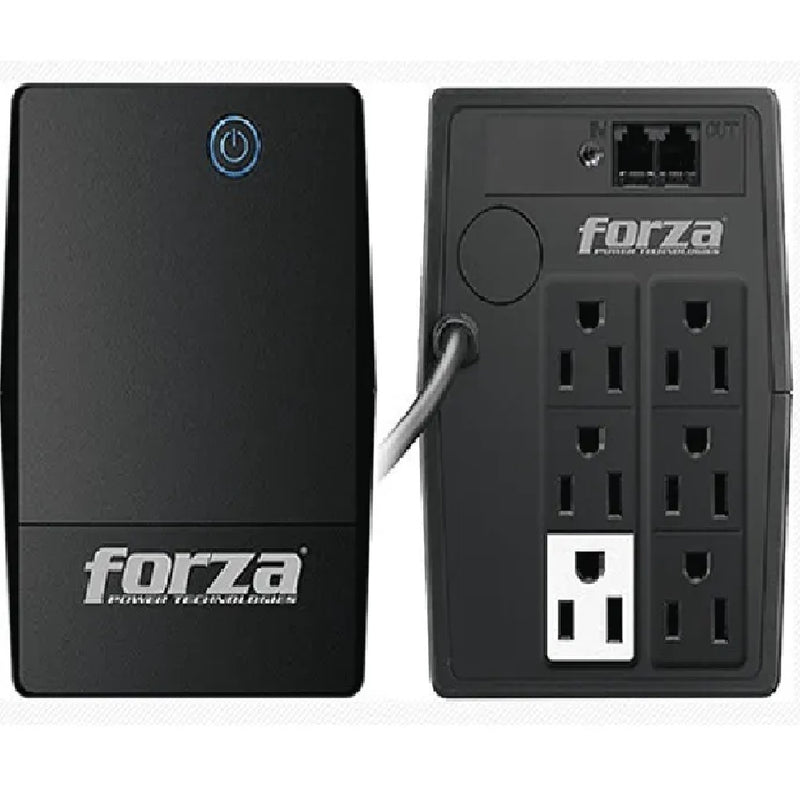 FORZA NT-1012U, UPS Interactiva 500W 1000VA 6 tomas Autonomía 32"