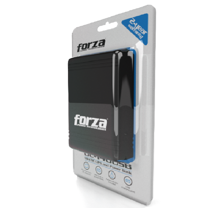 FORZA DC-140USB Mini UPS y Cargador Portátil 14w 5/9/12v USB