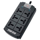 FORZA FSP-06MN Supresor Protector de voltaje 1080J 1800W 6 tomas 220V