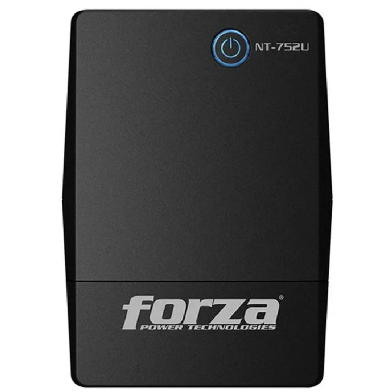 FORZA NT-752U, UPS Respaldo de energía Línea Interactiva 750VA 375W 6 tomas Autonomía 25"