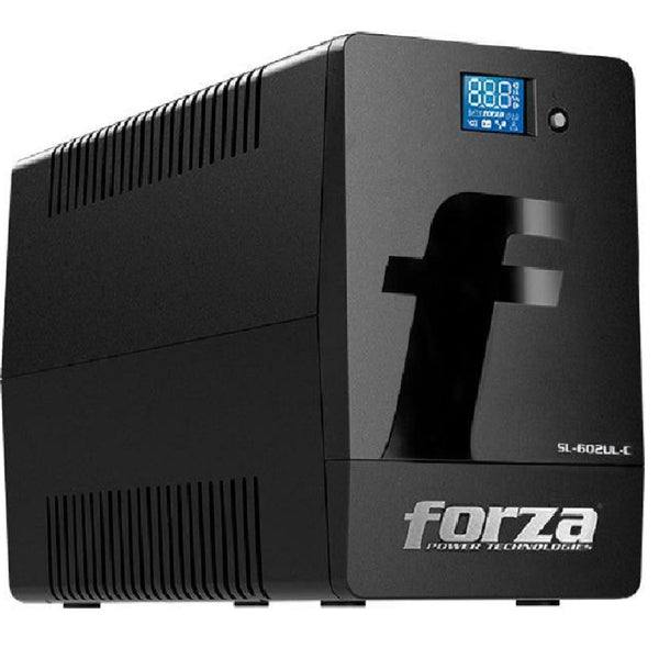 FORZA SL-1012UL, UPS 1000VA 600W UPS Pantalla LCD 8 salidas Autonomía 50" Level 5