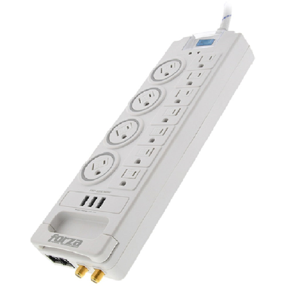 FORZA FSP-1011USBW Protector de Voltaje 1800J 1750W 11 tomas