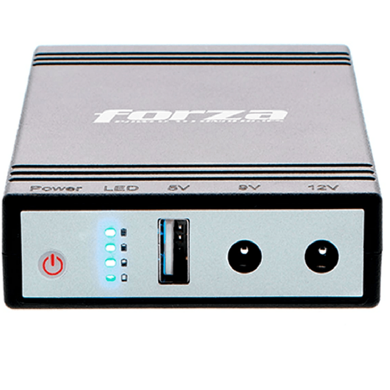 FORZA DC-140USB Mini UPS y Cargador Portátil 14w 5/9/12v USB