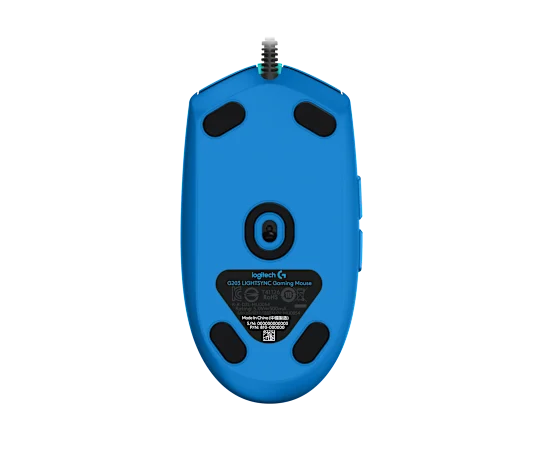 LOGITECH 910-005795 G203 Mouse Gaming LIGHTSYNC 8000dpi Azul