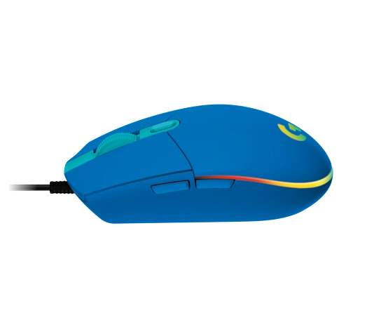 LOGITECH 910-005795 G203 Mouse Gaming LIGHTSYNC 8000dpi Azul