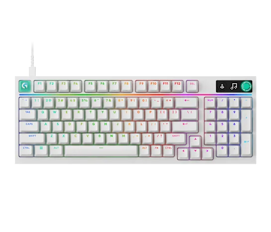 LOGITECH 920-014226 G316 X 98 Teclado Mecánico Gaming 98% RGB - Blanco