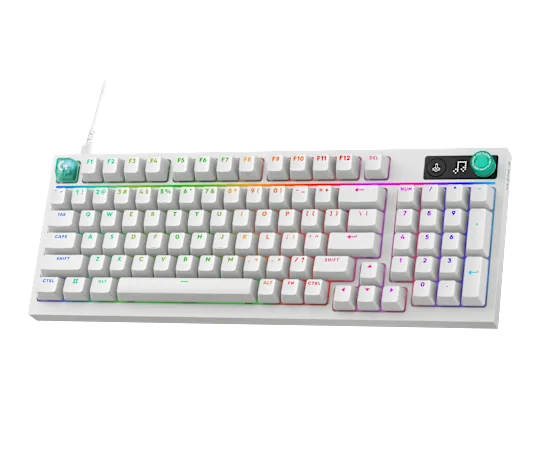 LOGITECH 920-014226 G316 X 98 Teclado Mecánico Gaming 98% RGB - Blanco