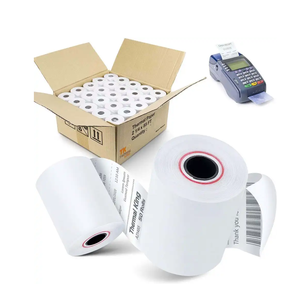 CBX CONTOMETRO TERMICO 58x40mm Para Impresoras Térmicas de Facturación Electrónica Caja x 50 unid