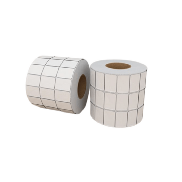 CBX CT00130-075-31, Etiquetas Autoadhesivas 1,3" x 0,75" x 3 columnas. Core 1". Rollo x 6,000 etiquetas