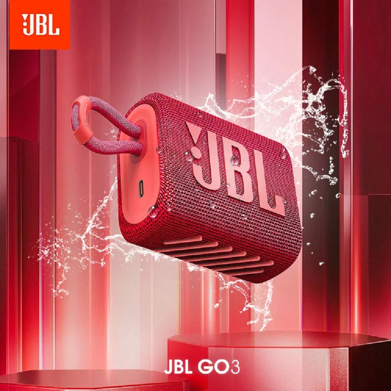 JBL GO 3, Parlante Inalámbrico BT Portátil a prueba de agua Rojo - JBLGO3REDAM