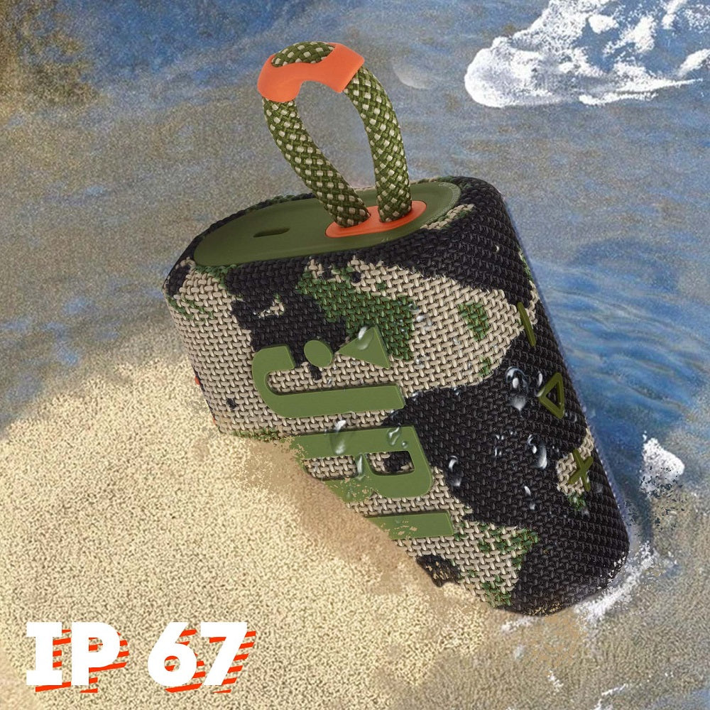 JBL GO 3, Parlante Inalámbrico BT PORTATIL a prueba de agua Camuflaje Militar - JBLGO3SQUADAM
