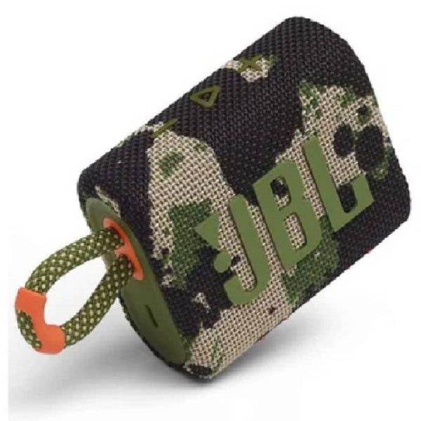 JBL GO 3, Parlante Inalámbrico BT PORTATIL a prueba de agua Camuflaje Militar - JBLGO3SQUADAM