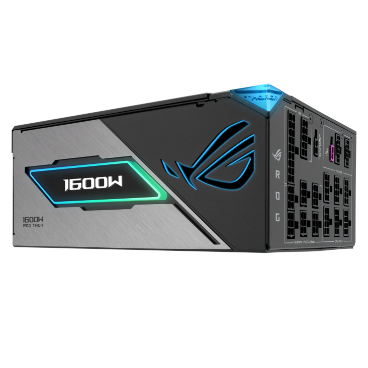 ASUS ROG THOR 1600T3 GAMING Fuente de Poder 1600W ATX PLATINUM 80 PLUS
