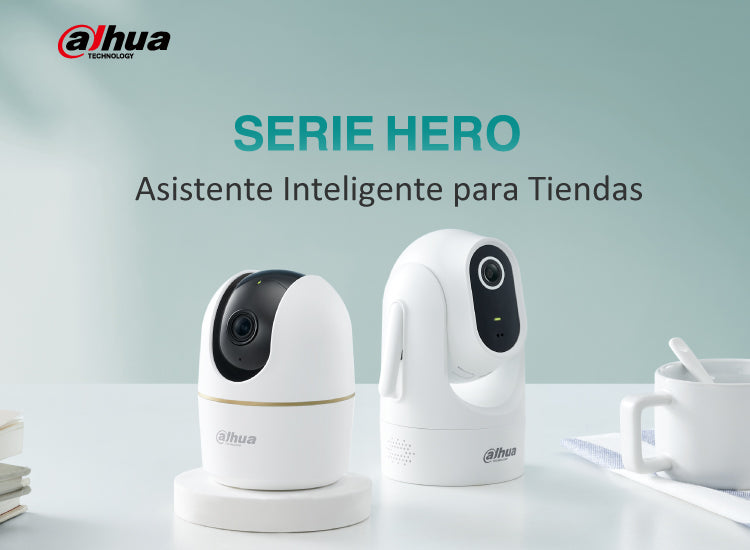 DAHUA H2A, Cámara de Seguridad WIFI 2MP Full HD Micrófono y Parlante. Disuasión Sirena. Detección de ruido. Autotraking.