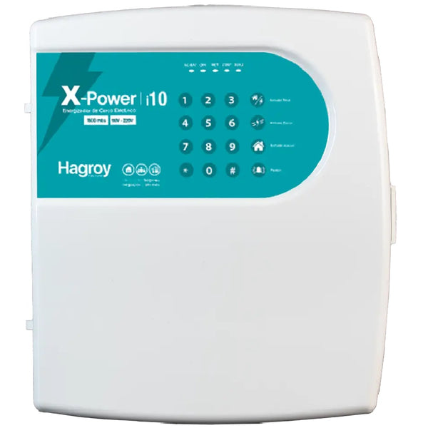 HAGROY HG-XPOWERI10-TEC-220, Electrificador Residencial de cerco eléctrico 1500m 1.0Jouls