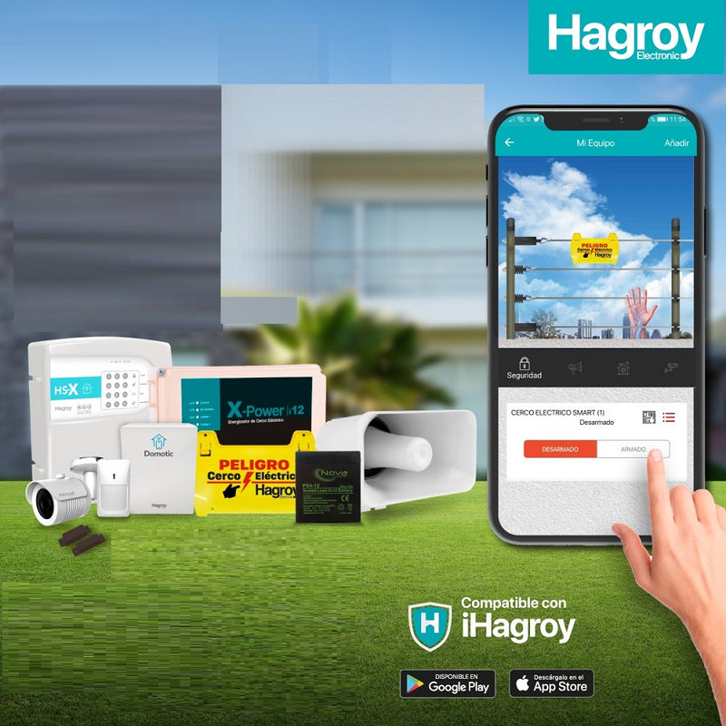 HAGROY HG-YANEX-WIFI, Energizador WIFI Smart control remoto desde APP Hagroy