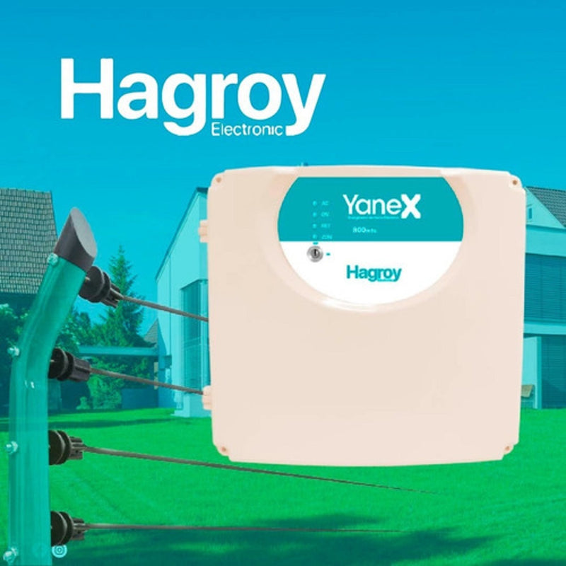 HAGROY YANEX 800 Energizador residencial para cerco eléctrico 800m, 1.0 Jouls